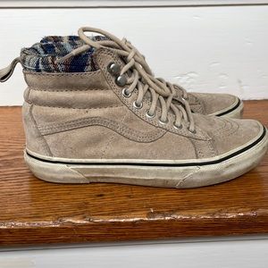 Vans MTE Fleece lined Sk8 Hi Top Shoes Aztec print